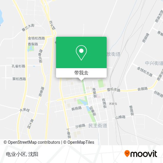 电业小区地图