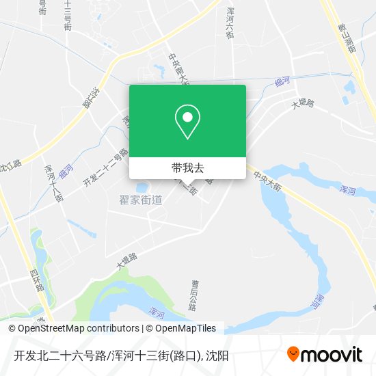 开发北二十六号路/浑河十三街(路口)地图