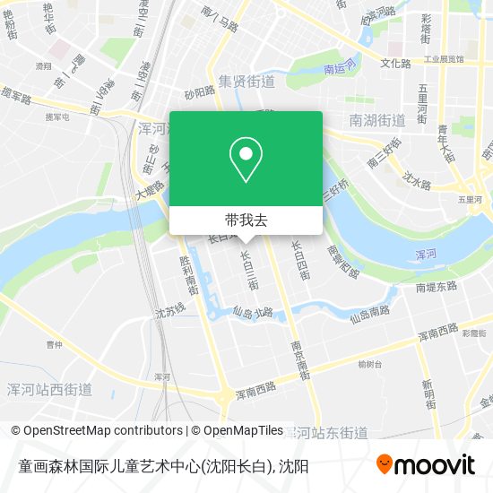 童画森林国际儿童艺术中心(沈阳长白)地图