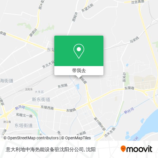 意大利地中海热能设备驻沈阳分公司地图