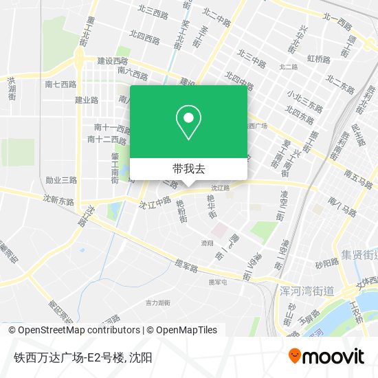 铁西万达广场-E2号楼地图
