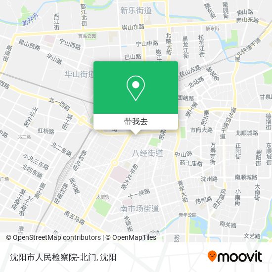 沈阳市人民检察院-北门地图