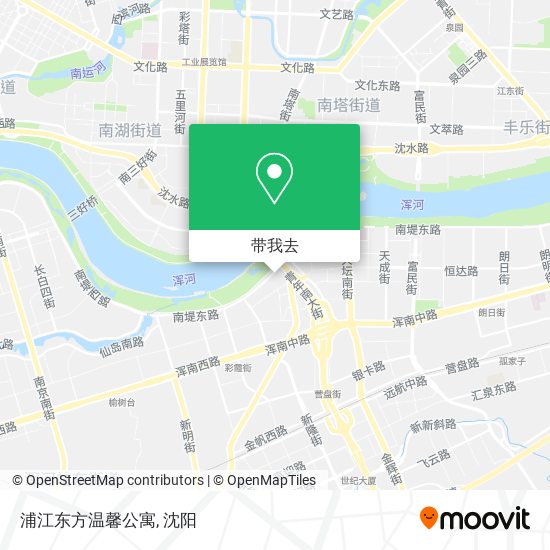 浦江东方温馨公寓地图