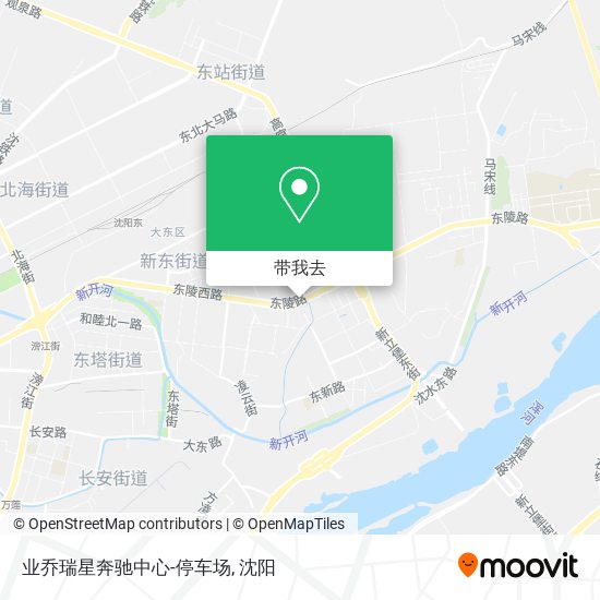 业乔瑞星奔驰中心-停车场地图