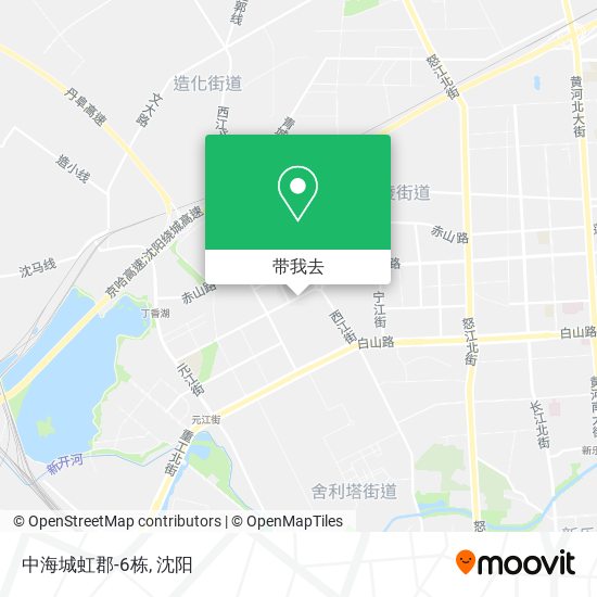 中海城虹郡-6栋地图