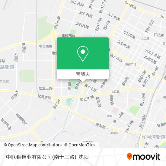 中联铜铝业有限公司(南十三路)地图