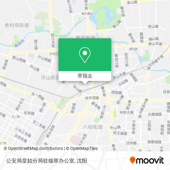 公安局皇姑分局驻烟草办公室地图