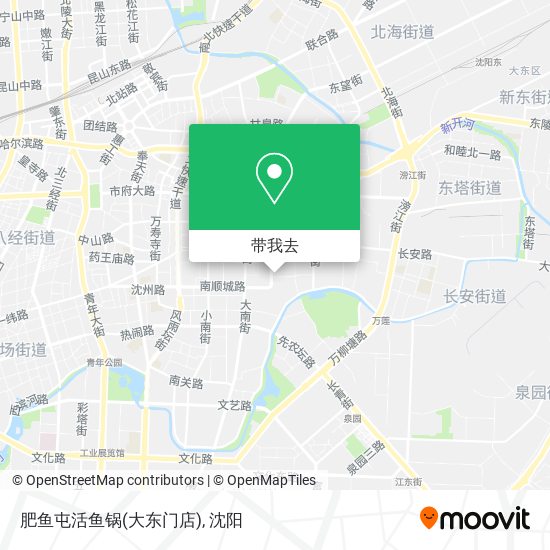 肥鱼屯活鱼锅(大东门店)地图