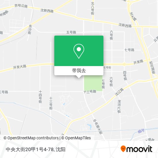 中央大街20甲1号4-78地图