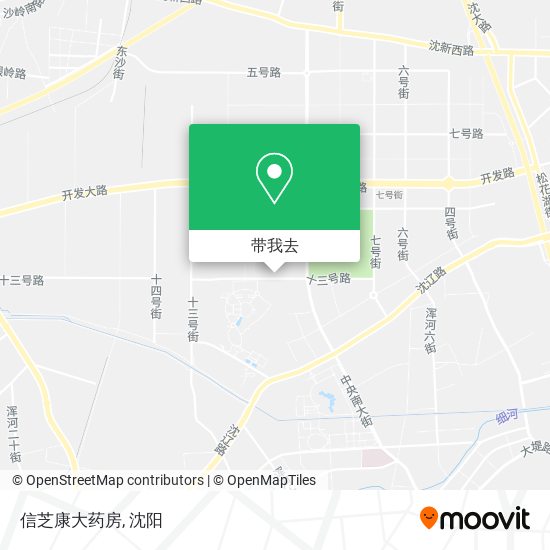 信芝康大药房地图