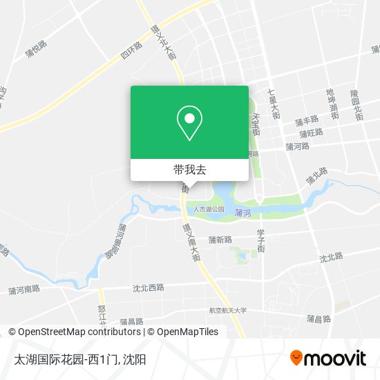 太湖国际花园-西1门地图
