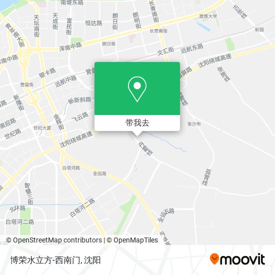 博荣水立方-西南门地图