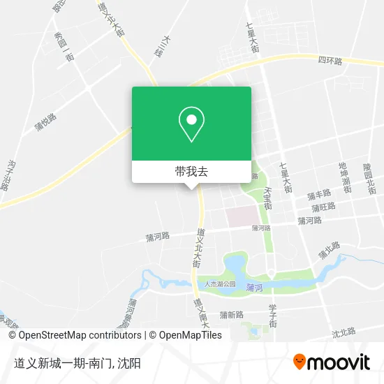 道义新城一期-南门地图