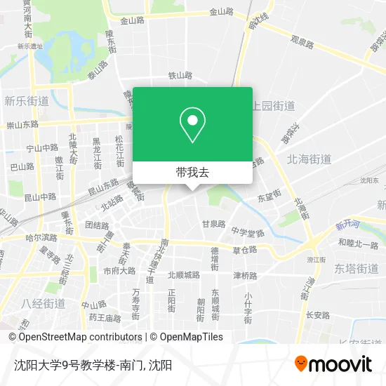 沈阳大学9号教学楼-南门地图