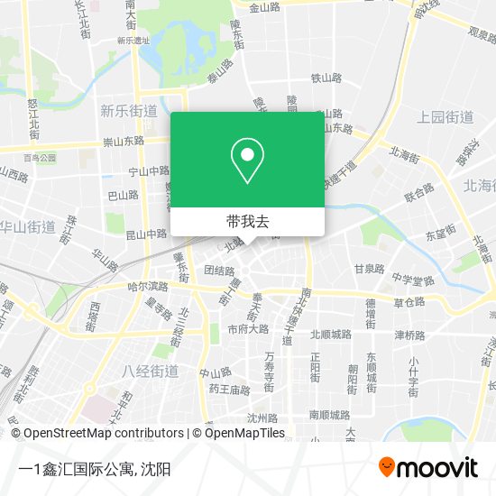 一1鑫汇国际公寓地图