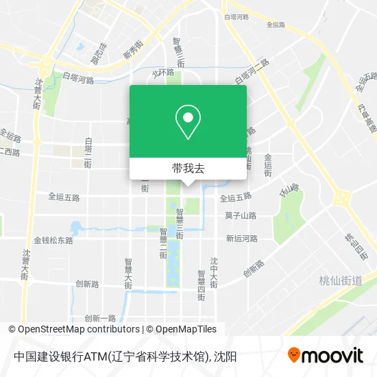 中国建设银行ATM(辽宁省科学技术馆)地图