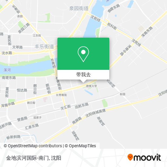 金地滨河国际-南门地图