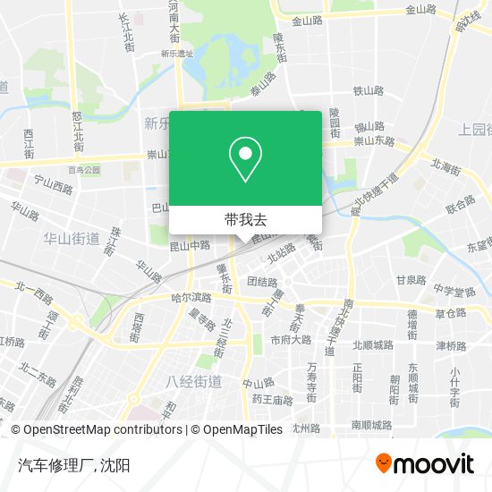 汽车修理厂地图