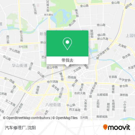 汽车修理厂地图