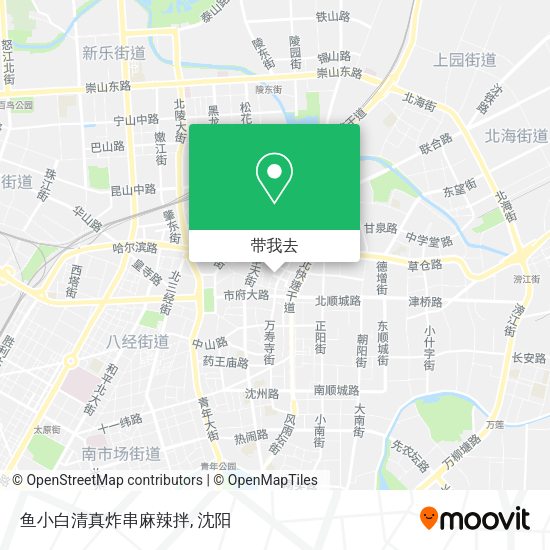 鱼小白清真炸串麻辣拌地图