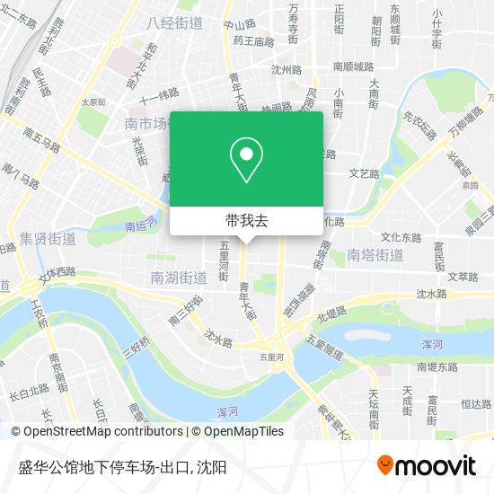 盛华公馆地下停车场-出口地图