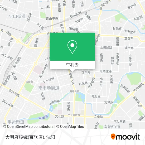 大明府眼镜(百联店)地图