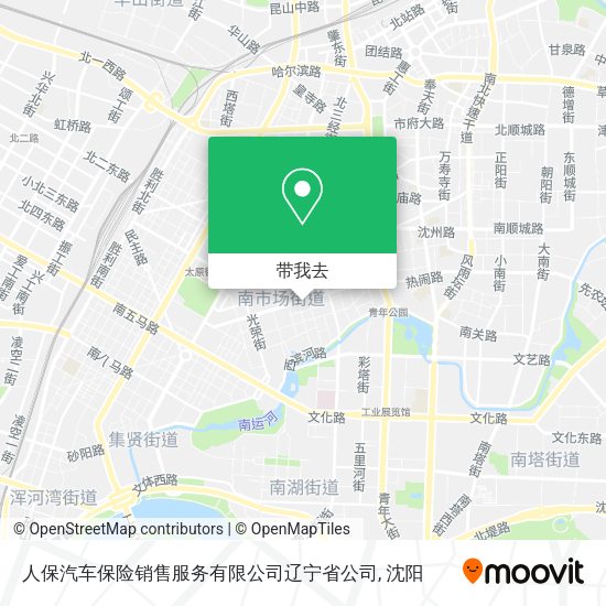 人保汽车保险销售服务有限公司辽宁省公司地图