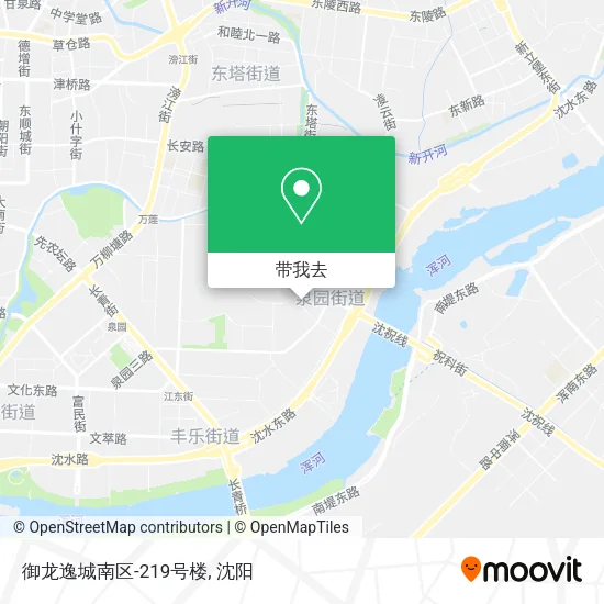御龙逸城南区-219号楼地图