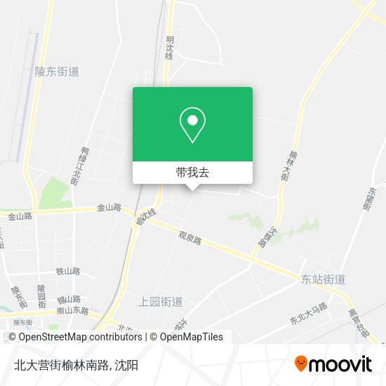 北大营街榆林南路地图