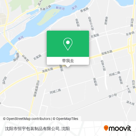 沈阳市恒宇包装制品有限公司地图