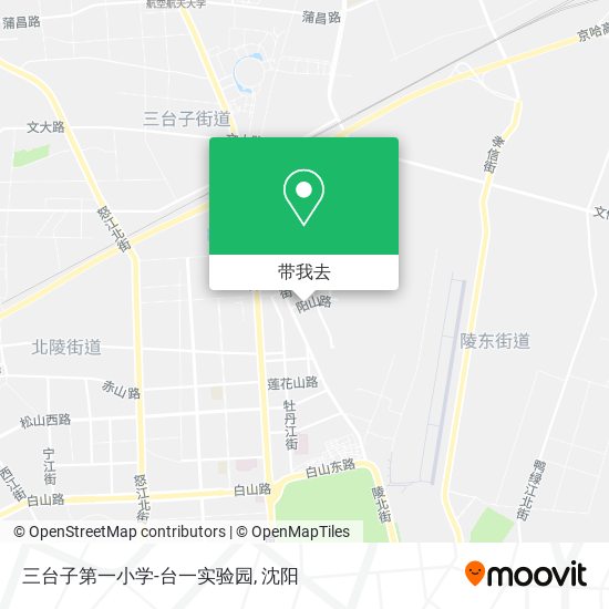 三台子第一小学-台一实验园地图