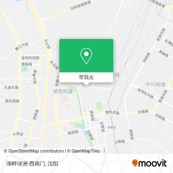 湖畔绿洲-西南门地图
