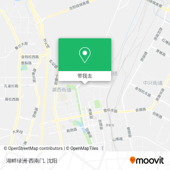 湖畔绿洲-西南门地图