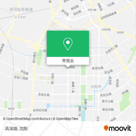 高深路地图