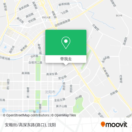安顺街/高深东路(路口)地图