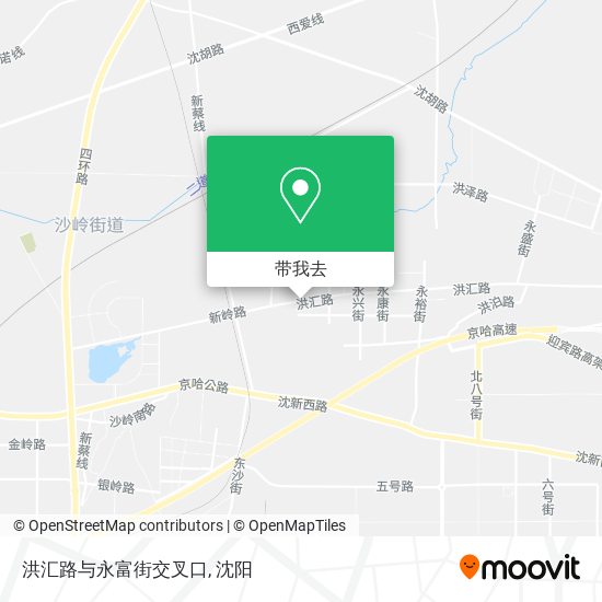 洪汇路与永富街交叉口地图