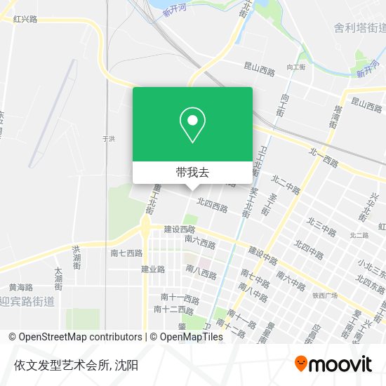 依文发型艺术会所地图