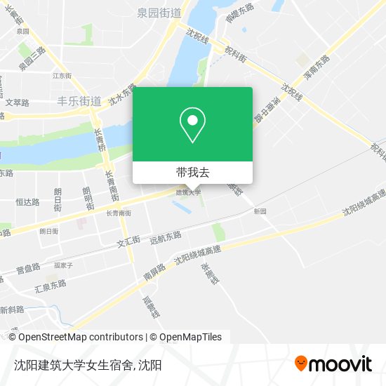 沈阳建筑大学女生宿舍地图