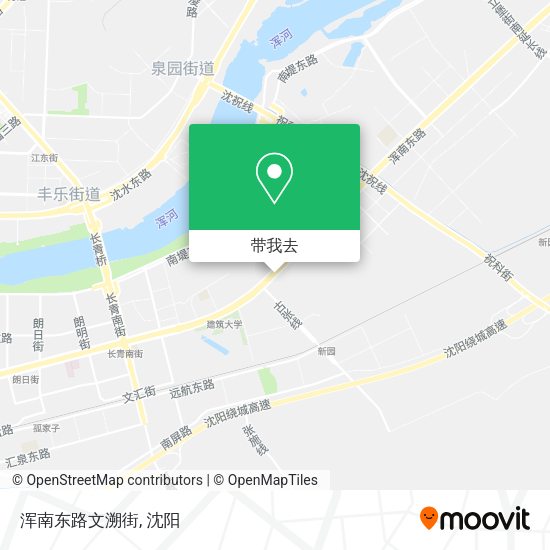 浑南东路文溯街地图
