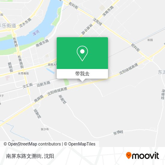 南屏东路文溯街地图