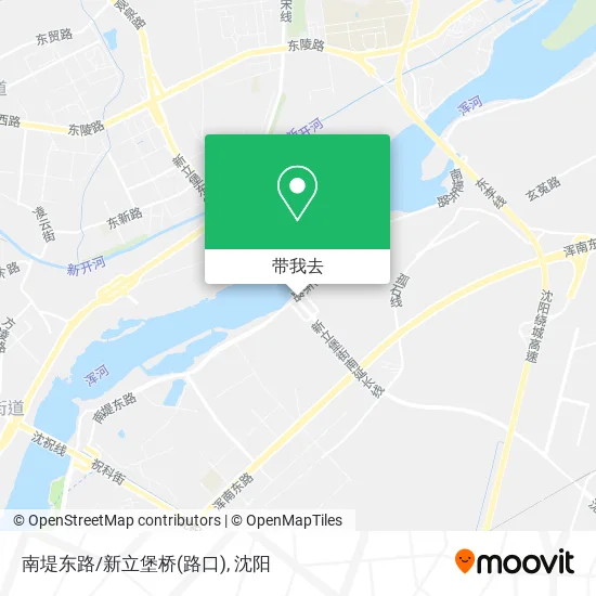 南堤东路/新立堡桥(路口)地图