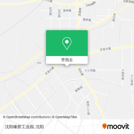 沈阳橡胶工业园地图