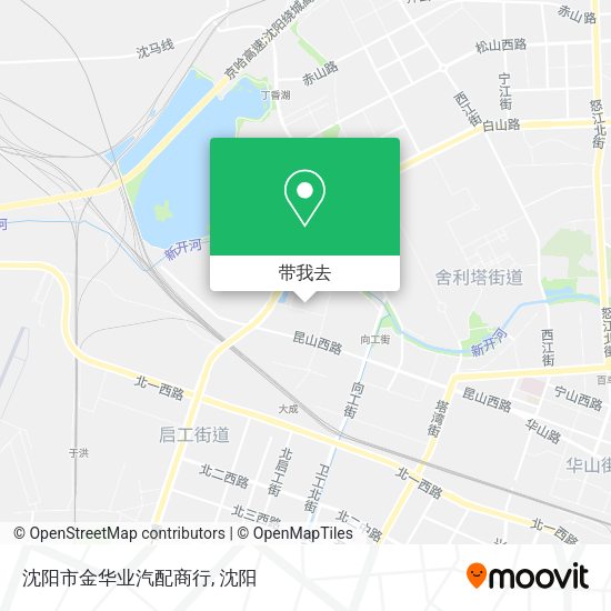 沈阳市金华业汽配商行地图