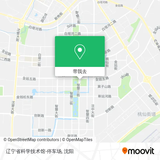 辽宁省科学技术馆-停车场地图