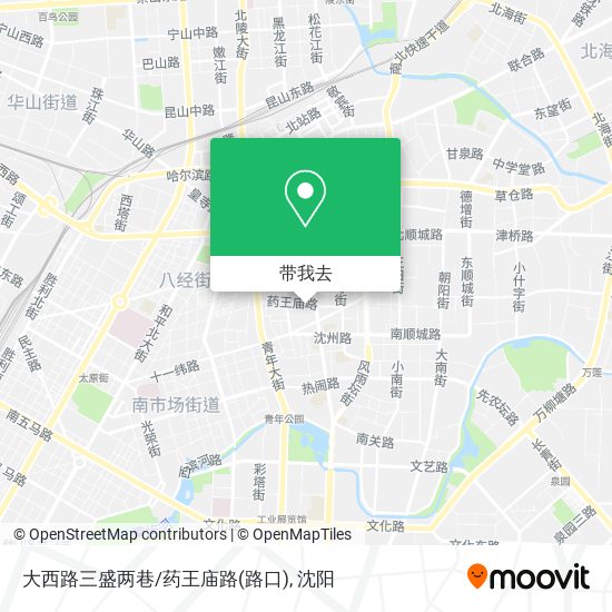 大西路三盛两巷/药王庙路(路口)地图