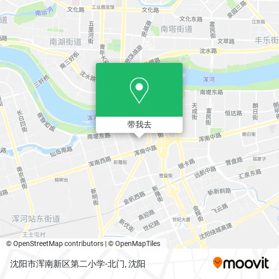 沈阳市浑南新区第二小学-北门地图