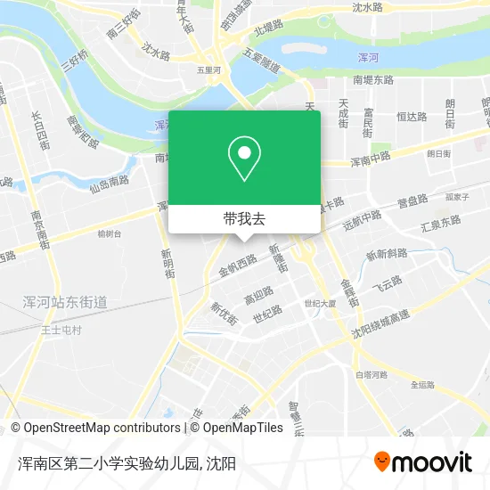浑南区第二小学实验幼儿园地图