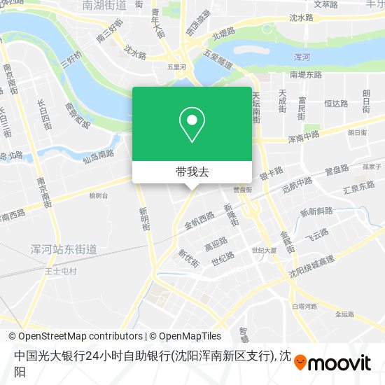 中国光大银行24小时自助银行(沈阳浑南新区支行)地图