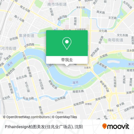 P.thairdesign柏图美发(佳兆业广场店)地图