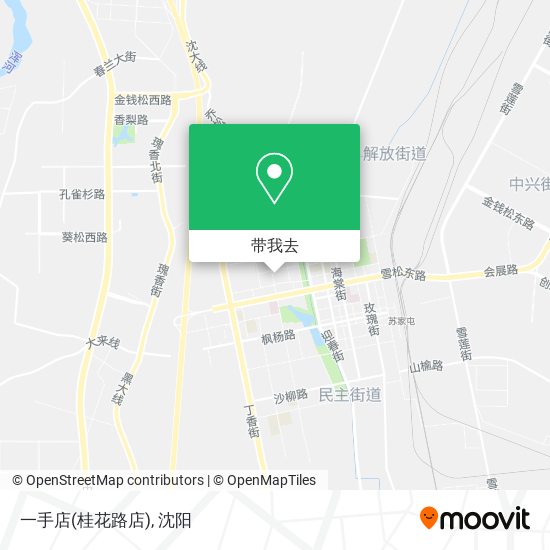 一手店(桂花路店)地图